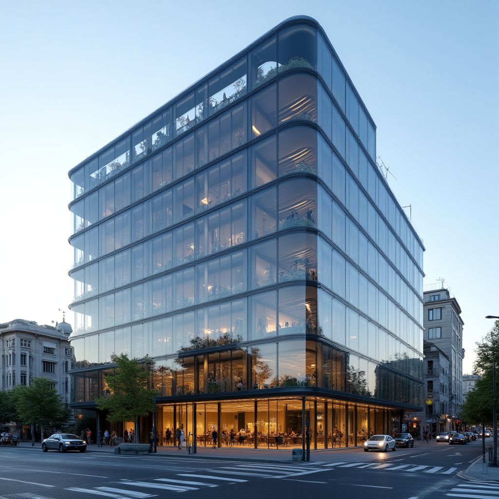 İstanbul'daki akıllı ofis binası projemiz